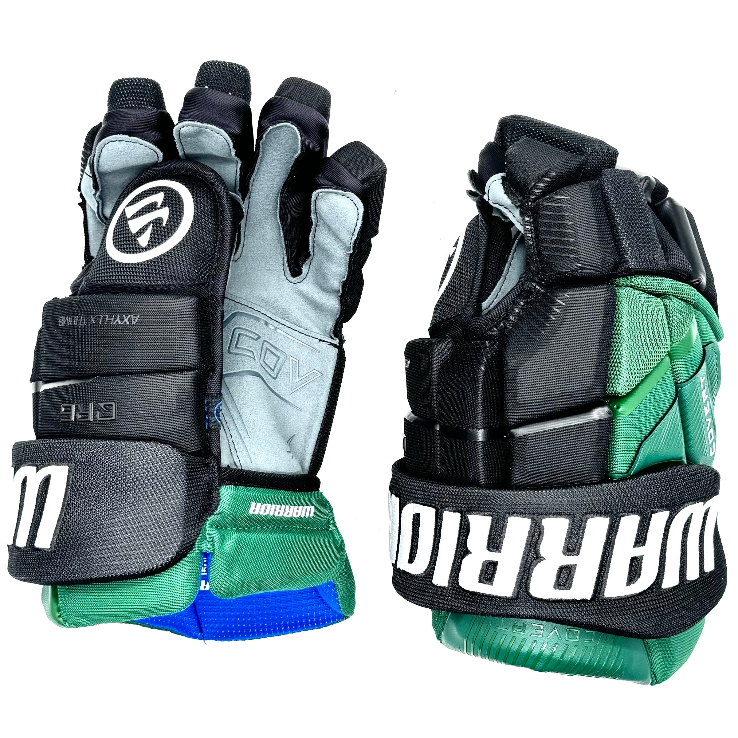 Warrior Covert QR6 - Gants d'équipe - Utah Grizzlies ECHL (Noir/Vert)